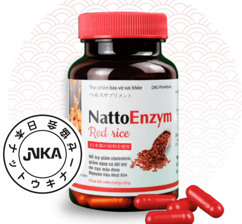 NattoEnzym Red Rice – Hỗ trợ giảm cholesterol, giảm nguy cơ đột quỵ